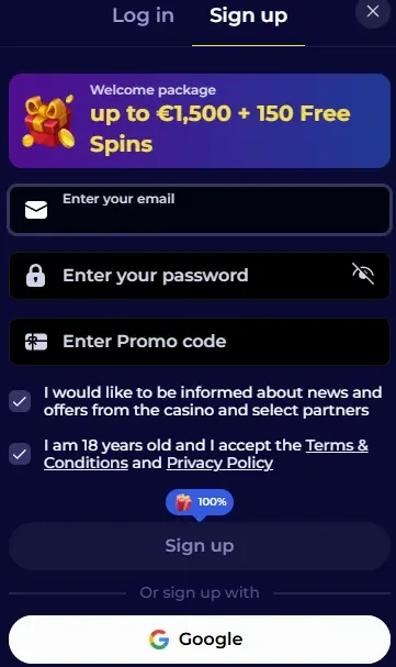 Registratie bij Nyxbets Casino — Maak je Account Aan